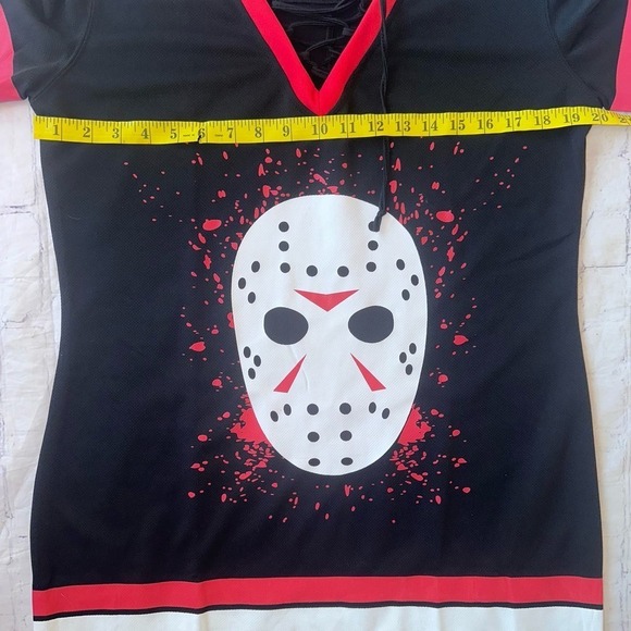 NWOT Women’s XLarge Jason Voorhees Hockey Dress Friday the 13th - Picture 8 of 10